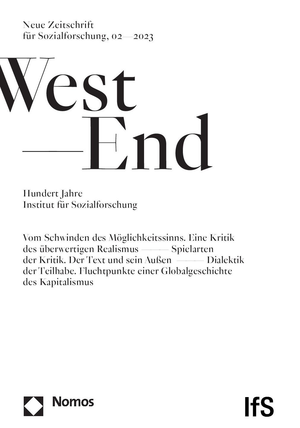 Westend Cover23-2